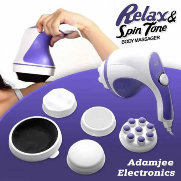 Relax And Spin Tone Massager - 3 In 1 Full Body Massager - Slimming Toning & Relaxing